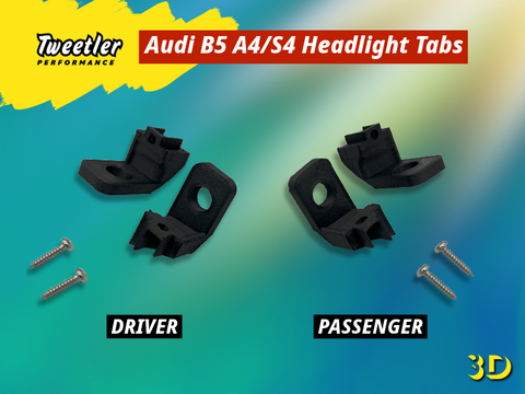 Audi B5 A4/S4 Headlight Tabs